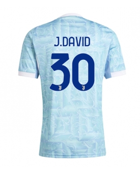 Billige Fotballdrakt Juventus Jonathan David #30 Replika Bortedrakt 2025-26 Kortermet Billige Fotballdrakt Juventus Jonathan David #30 Replika Bortedrakt 2025-26 Kortermet
